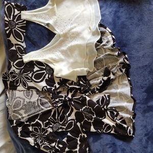 Wrap top bundle Cami with jewels
